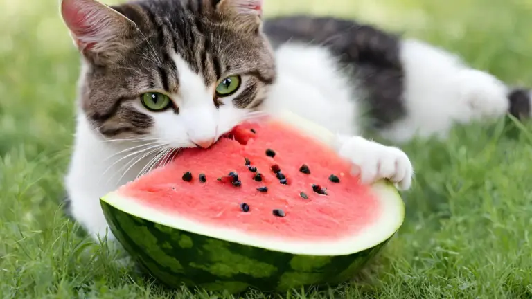 ¿Pueden los gatos comer sandia?